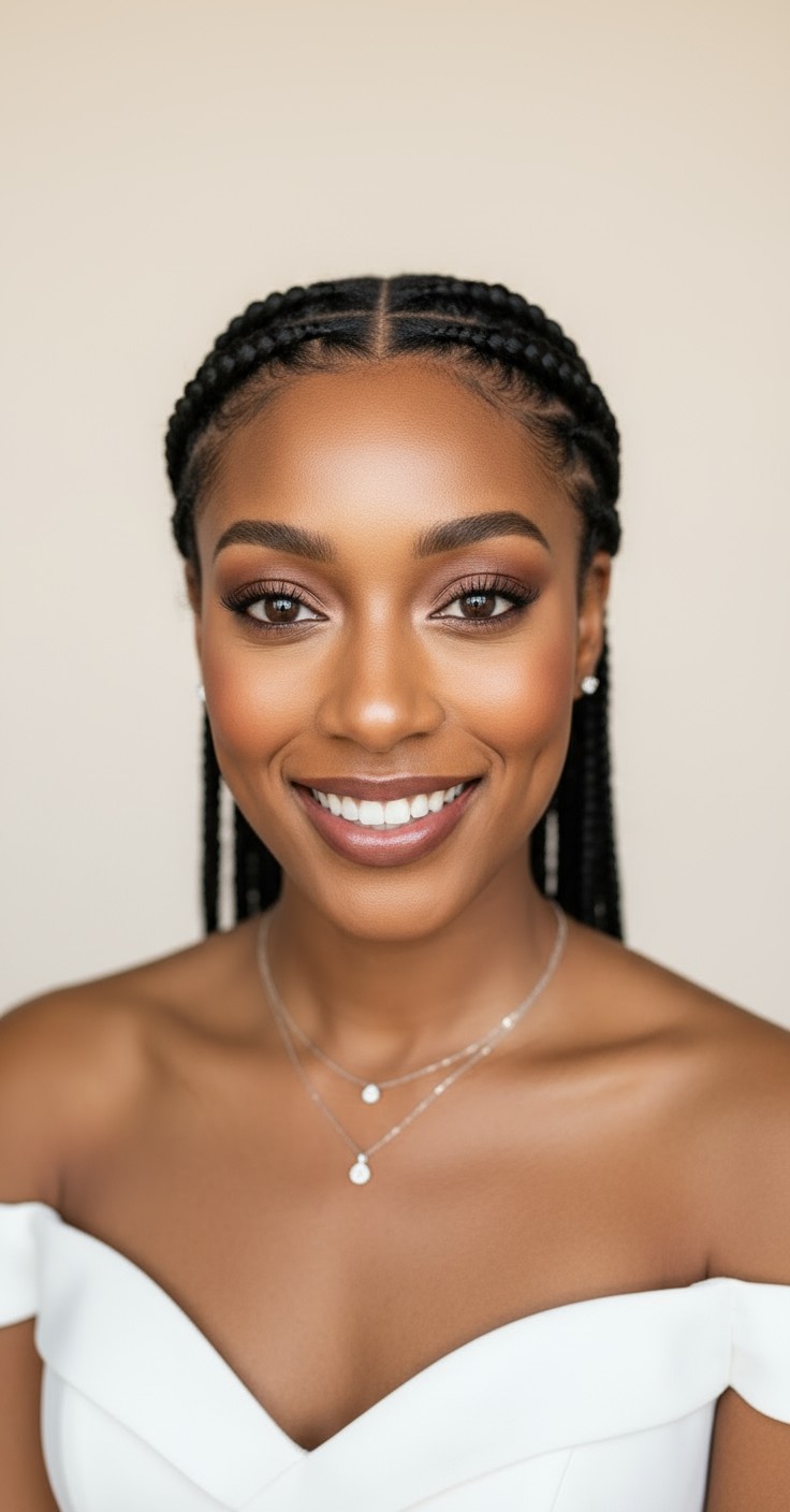 After 2 French Braids